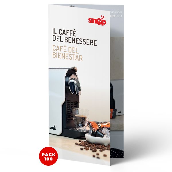 Volantino caffè del benessere ITA-ESP