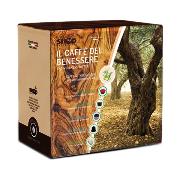 OLIMAX CAFFE' IN CIALDA CARTA DI RISO CON OLEUROPEINA