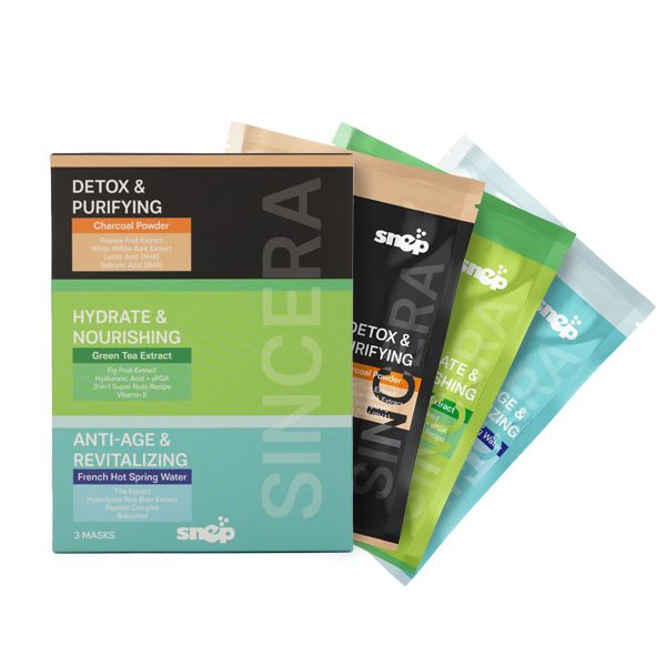 SINCERA TRIO MASCHERE VISO