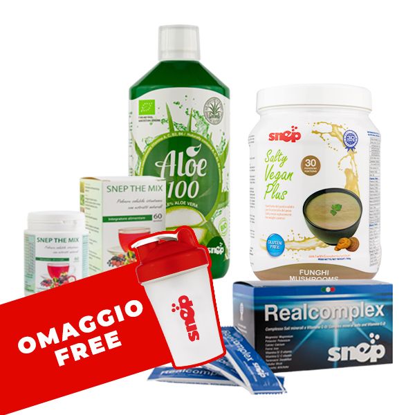 Programma Detox Salty Vegan Gusto Funghi - Aloe Bio 100%