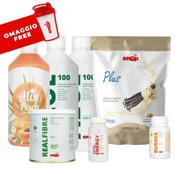 PROGRAMMA FIT9 - ALOE PESCA + ALOE BIO 100% E PLUS 1000 VANIGLIA