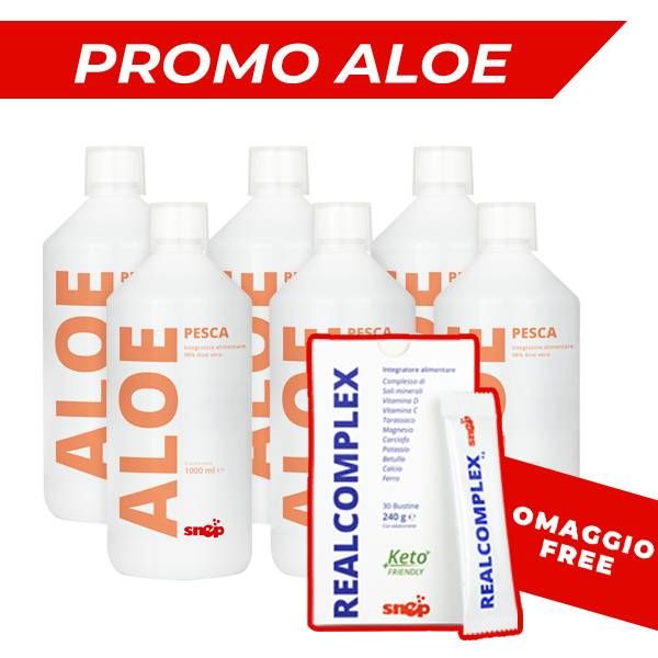 ALOE 6 BOTTIGLIE DA 1Lt + REALCOMPLEX FREE