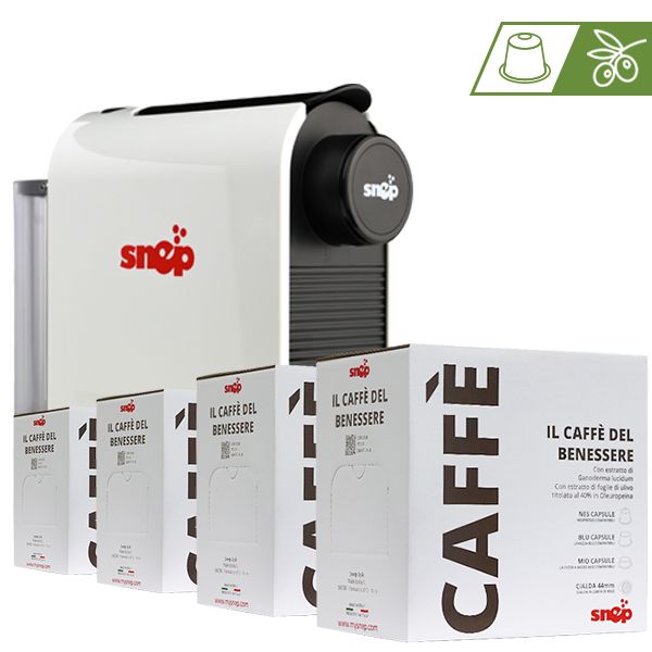 PROMO MACCHINA CAFFÈ 2ESPRESSO + CAFFÈ CON OLEUROPEINA (COMPATIBILI NESPRESSO)