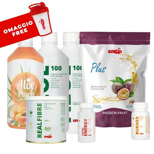 PROGRAMMA FIT9 - ALOE PESCA + ALOE BIO 100% E PLUS 1000 PASSION FRUIT