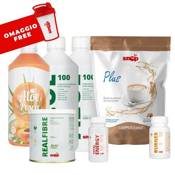 PROGRAMMA FIT9 - ALOE PESCA + ALOE BIO 100% E PLUS CAPPUCCINO