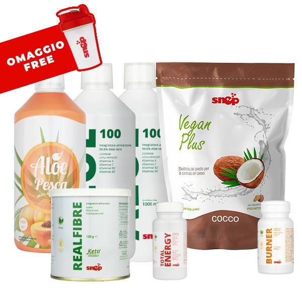 FIT9 PROGRAM - PEACH ALOE + 100% ORGANIC ALOE AND PLUS 1000 COCONUT