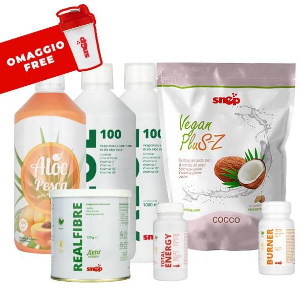 FIT9 PROGRAM - PEACH ALOE + 100% ORGANIC ALOE AND PLUS-Z 1000 COCONUT
