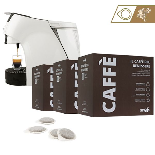 PROMO MACCHINA ARIETE + CAFF&Egrave; IN CIALDA CON GANODERMA