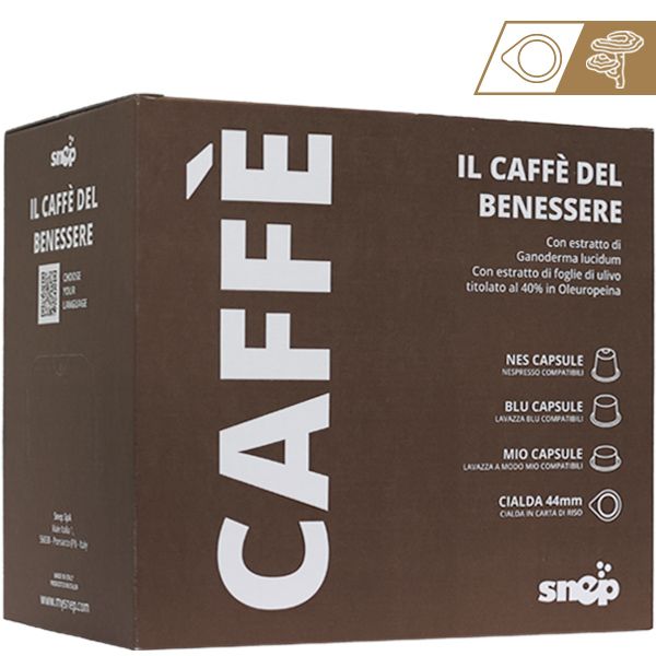 CAFF&Egrave; IN CIALDA CARTA DI RISO CON GANODERMA
