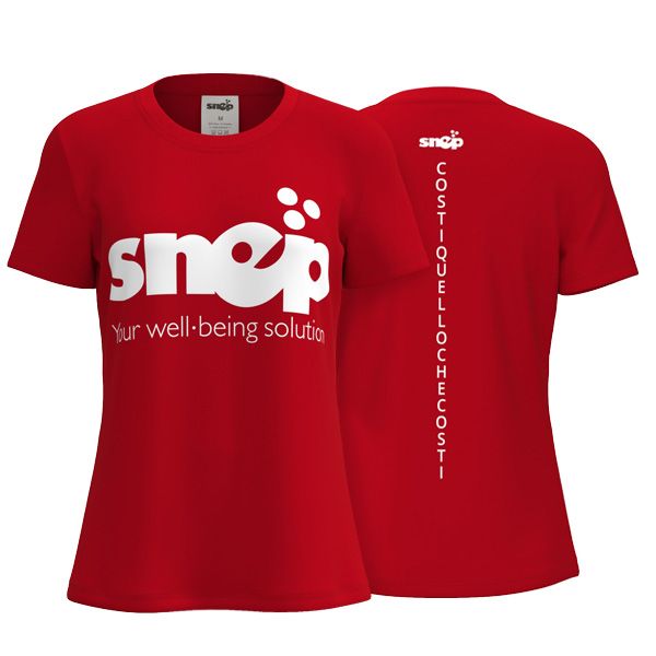 MAGLIETTA SNEP - DONNA - ROSSA XL
