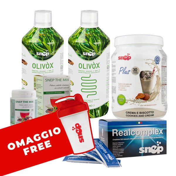 Programma Detox Crema e Biscotto - Olivox 2pz