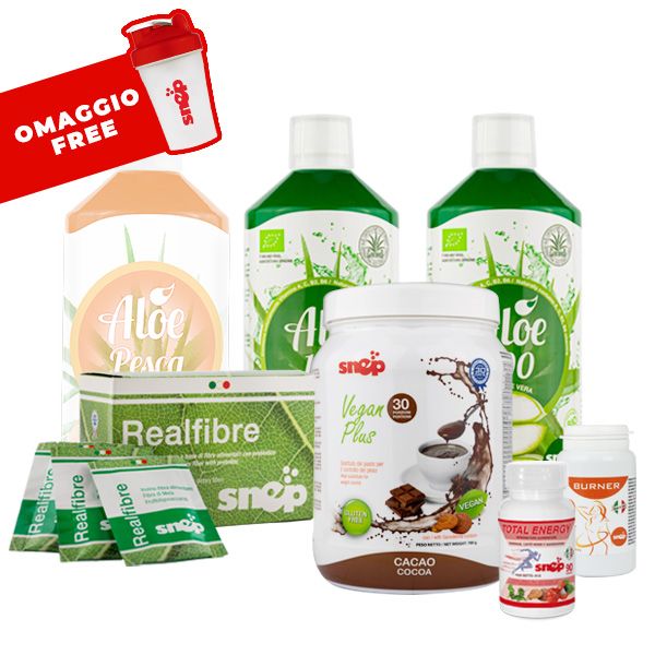 Paket Fit9 - Aloe Bio 100% und Plus Kakao