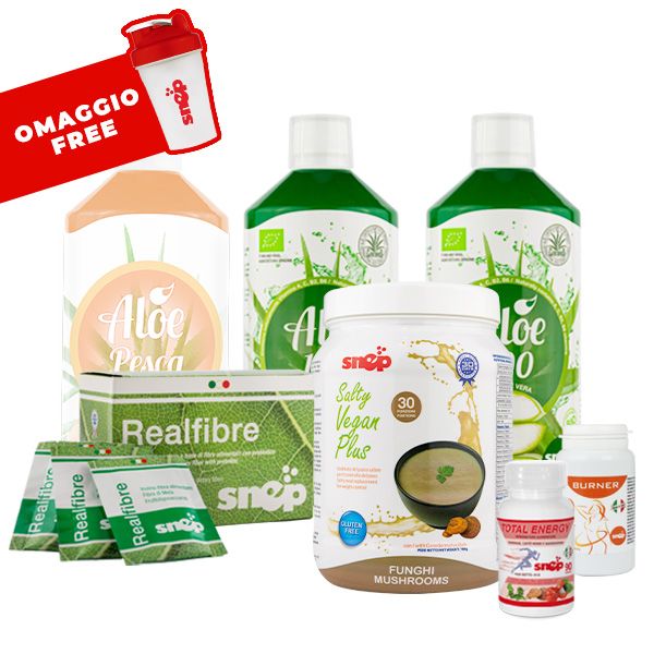 Programma Fit9 - Aloe Bio 100% e Plus 780 Salty Vegan gusto Funghi
