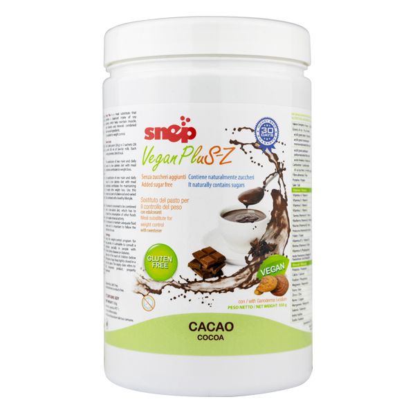PLUS VEGAN CACAO SENZA ZUCCHERO CON GANODERMA